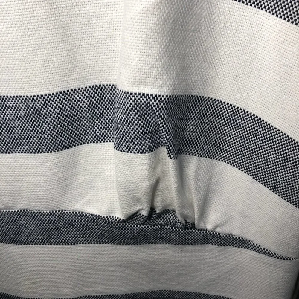 J. Crew Striped Basket Weave Dress